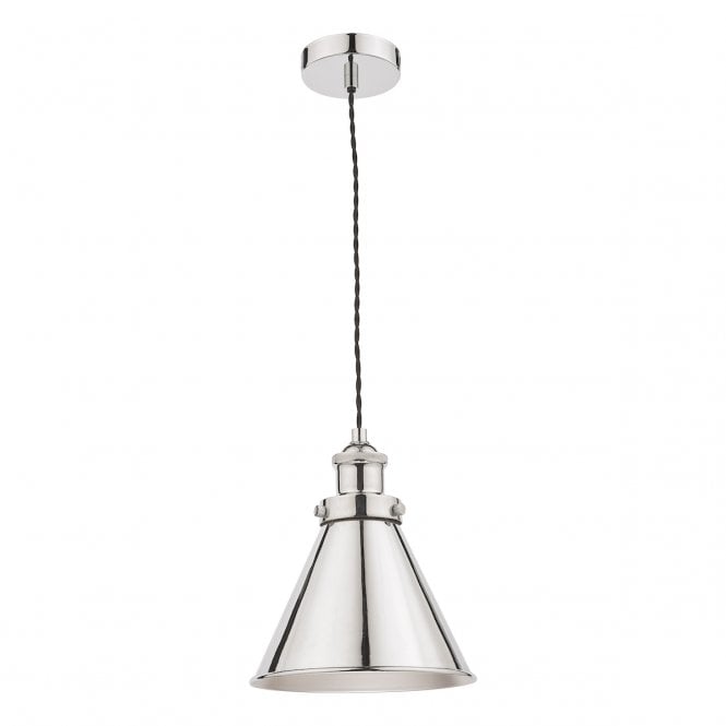 Laura Ashley  Rufus Pendant Polished Chrome