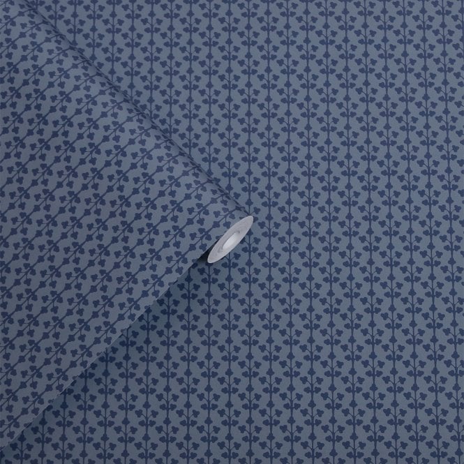 Laura Ashley  Seaham Midnight Blue Wallpaper 118487