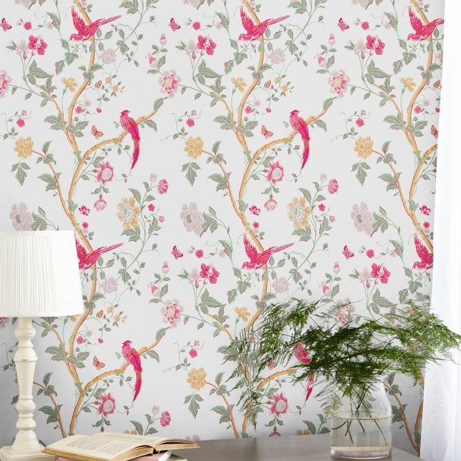 Laura Ashley  Summer Palace Peony Wallpaper 115254
