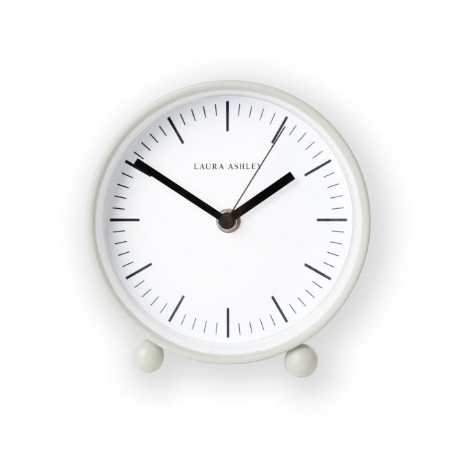 Laura Ashley  Twyford Small Bedside Clock Ivory 115776