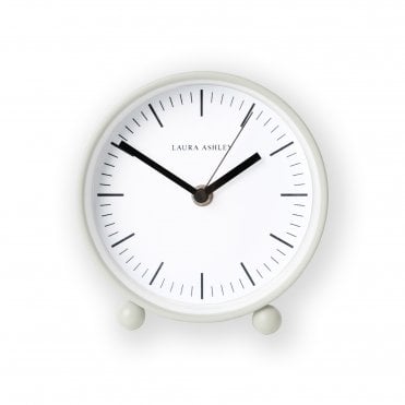 Laura Ashley Twyford Small Bedside Clock Ivory 115776
