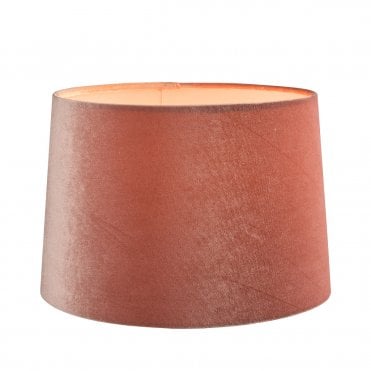 Laura Ashley Velvet Empire Drum Shade Blush Pink 25cm/10 inch