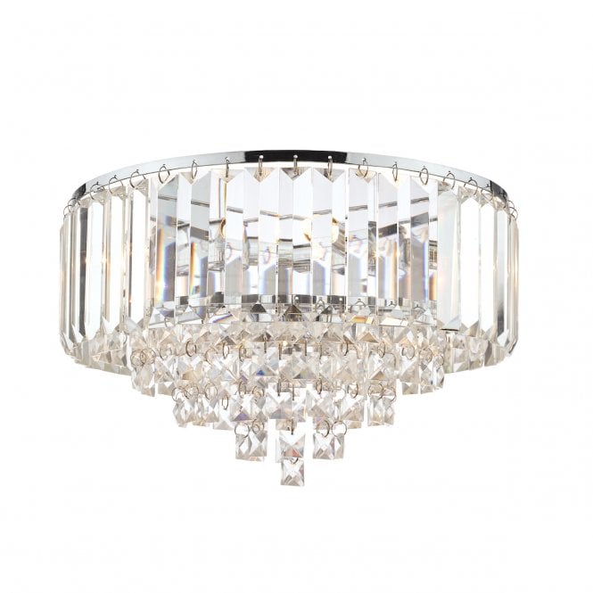 Laura Ashley  Vienna 3lt Flush Crystal Polished Chrome