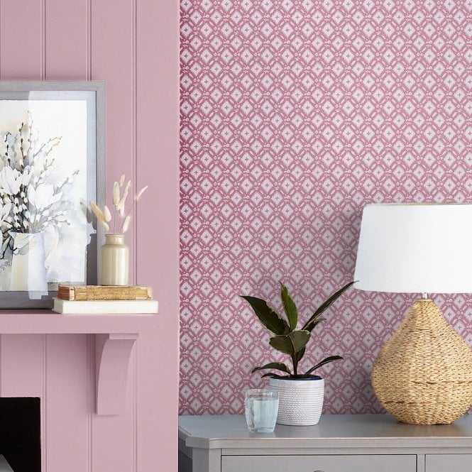 Laura Ashley  Whitebrook Mulberry Purple Wallpaper 118473