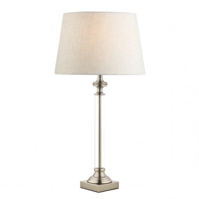 Laura Ashley  Winston Table Lamp Antique Chrome & Glass Base Only
