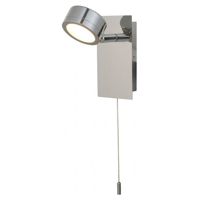 Magnalux Aqua 1 Light Bathroom Wall Light Polished Chrome