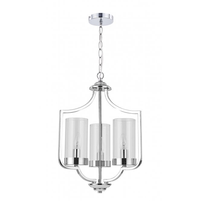 Magnalux Ashley 3 Light Pendant Polished Chrome