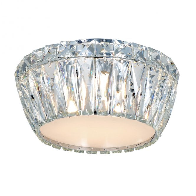 Magnalux Aurora 3 Light Crystal Flush Fitting