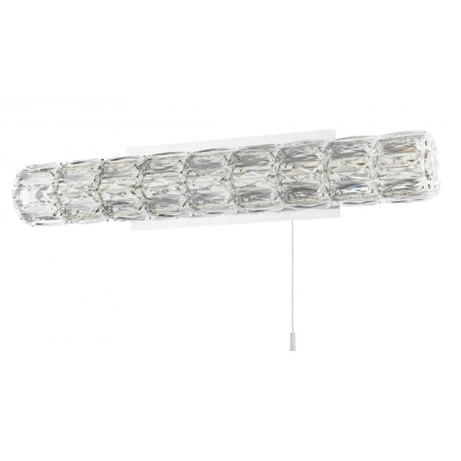 Magnalux Aurora LED Crystal Bathroom Wall Light Polished Chrome