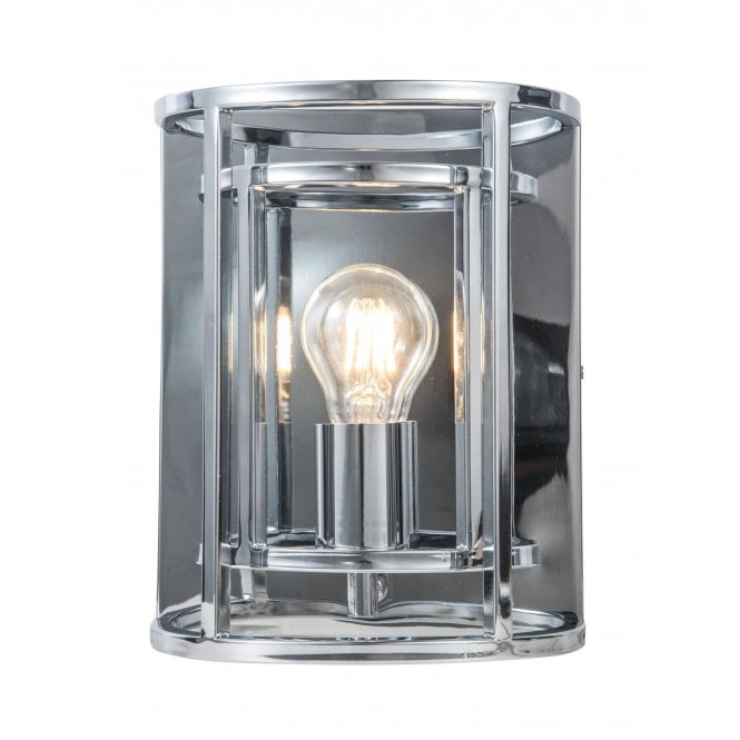 Magnalux Chester 1 Light Wall Light Polished Chrome