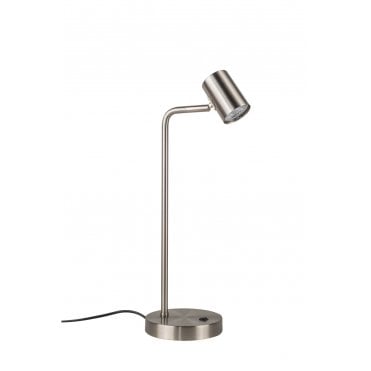 Diego 1 Light Table Lamp Satin Chrome