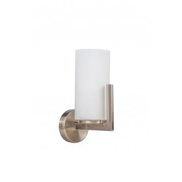 Empire 1 Light Satin Chrome Wall Light