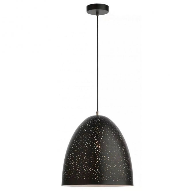 Magnalux Galaxy 1 Light Black Metal Pendant