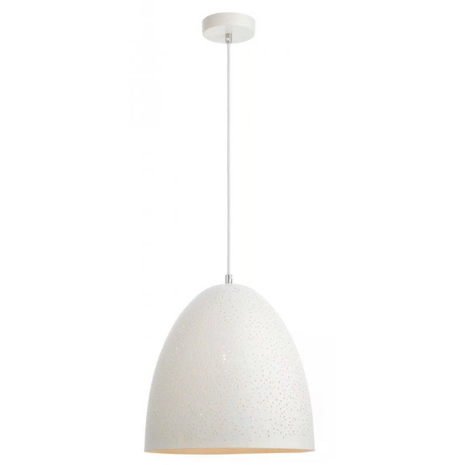 Magnalux Galaxy 1 Light White Metal Pendant