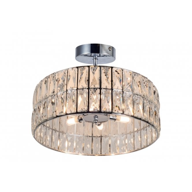 Magnalux Haley 6 Light Polished Chrome Bathroom Crystal