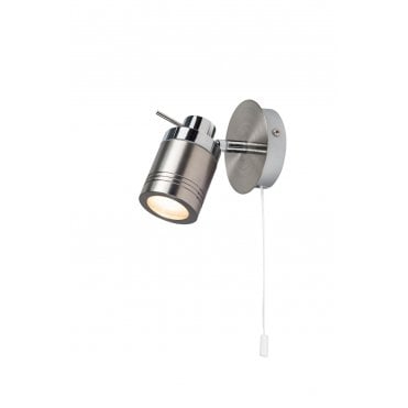 Luxo Single Spotlight Satin Chrome