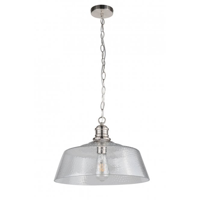 Magnalux Millar1 Light Pendant Satin Chrome