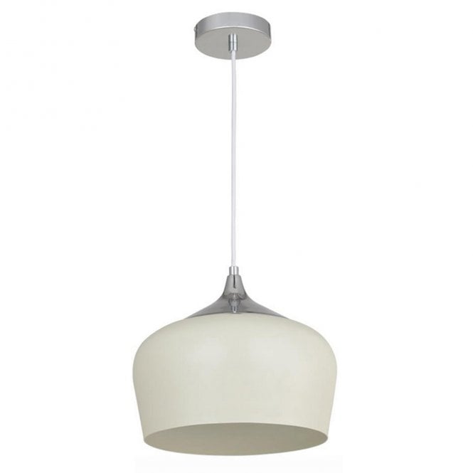 Magnalux Modena 1 Light Cream Metal Pendant