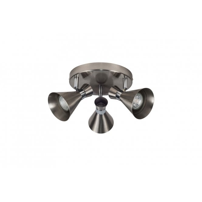 Magnalux Pixar 3 Light Spotlight Satin Chrome