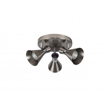 Pixar 3 Light Spotlight Satin Chrome