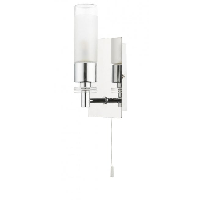 Magnalux Saturn 1 Light Bathroom Wall Light Polished Chrome