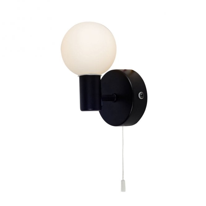 Magnalux Vanity 1 Light Wall Light Matt Black