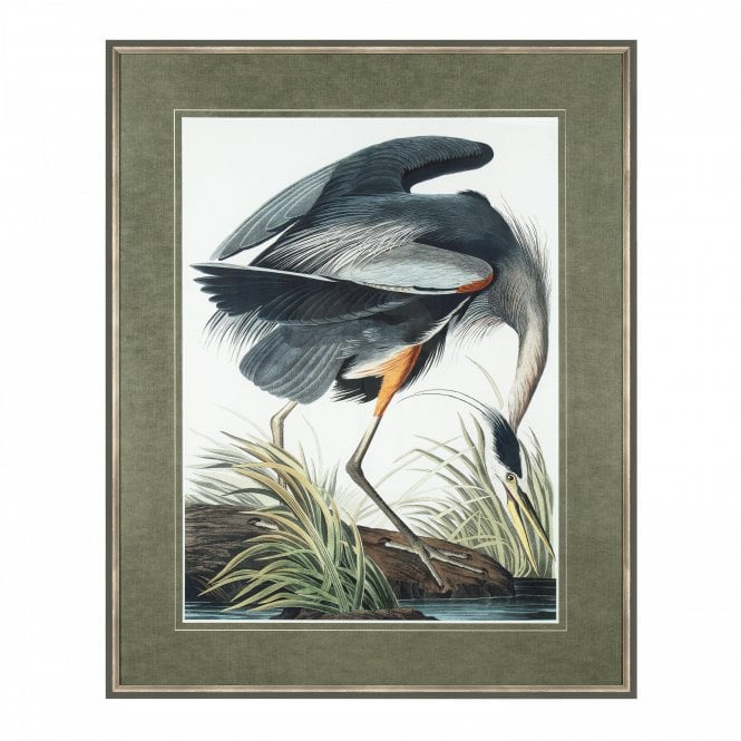 Vintage Blue Heron