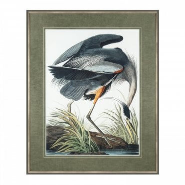 Vintage Blue Heron