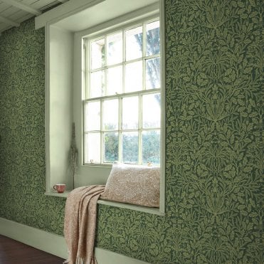 William Morris at Home Acorn Garden Green 140490