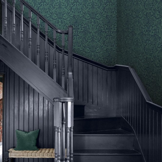 William Morris at Home Acorn Heritage Blue 140489