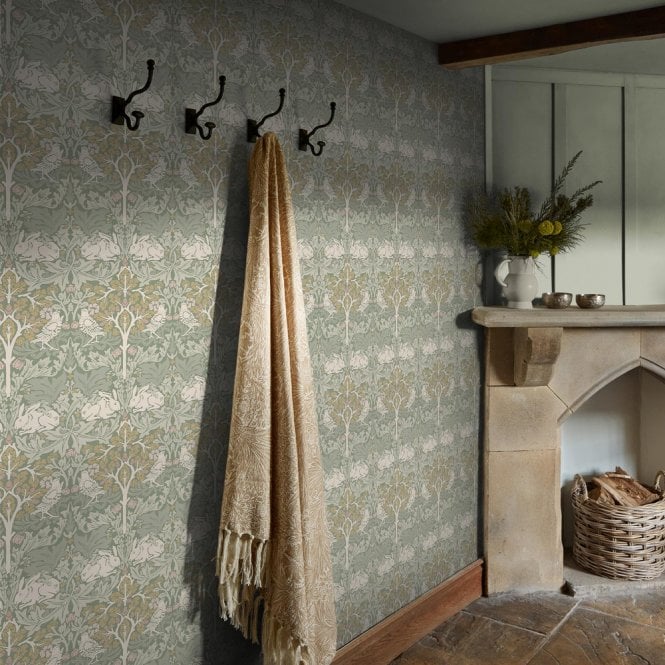 William Morris at Home  Brother Rabbit Sage 140500