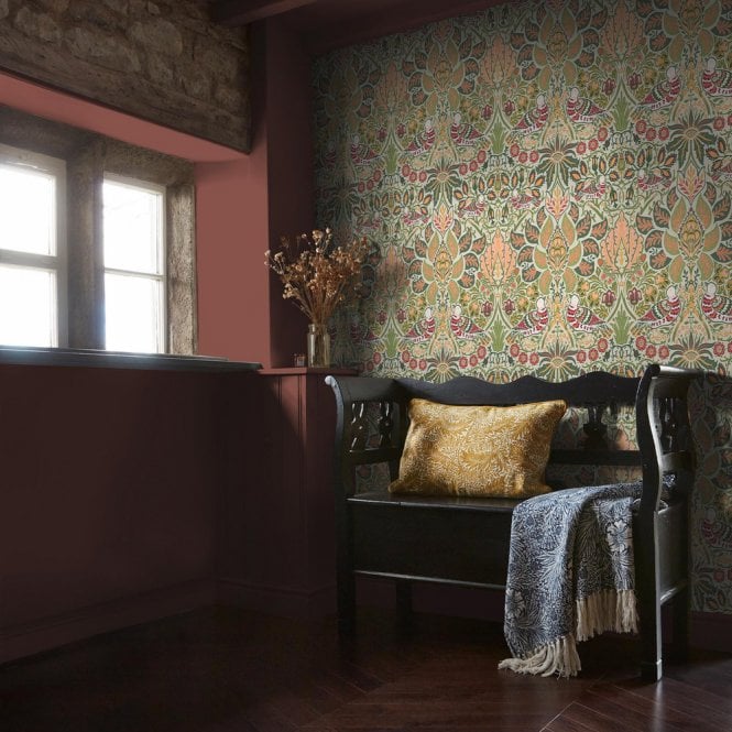 William Morris at Home Dove & Rose Olive 140481