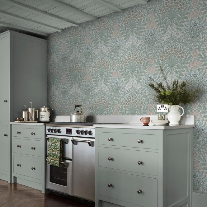 William Morris at Home Garden Cottage Blues 140496