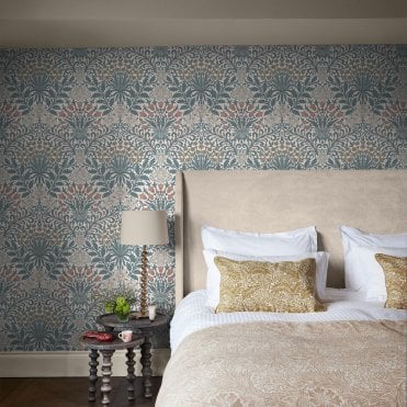 William Morris at Home Garden Dusty Blue 140493