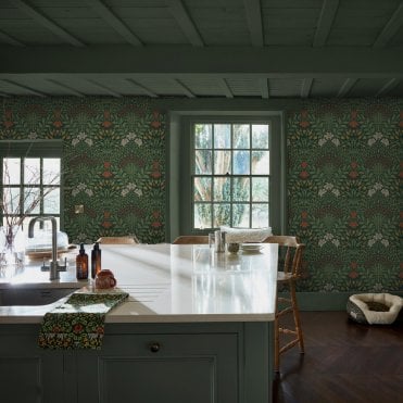William Morris at Home Garden Moss Green 140495